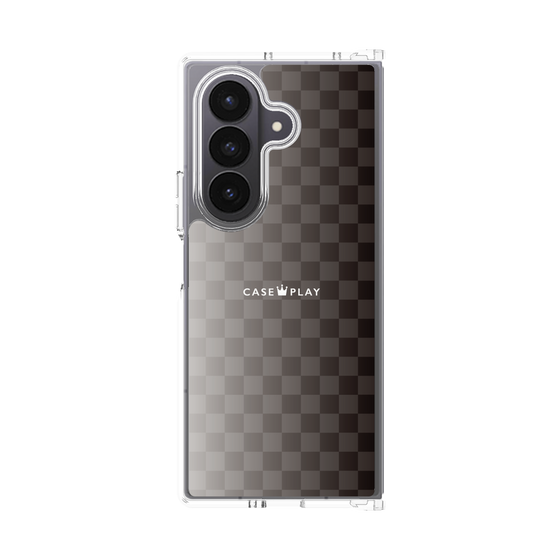 クリアケース［ CASEPLAY Check - Black ］
