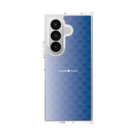 クリアケース［ CASEPLAY Check - Blue ］
