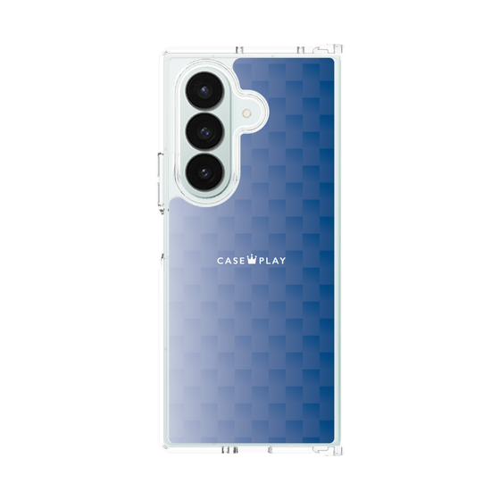 クリアケース［ CASEPLAY Check - Blue ］