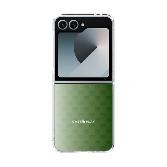 クリアケース［ CASEPLAY Check - Green ］