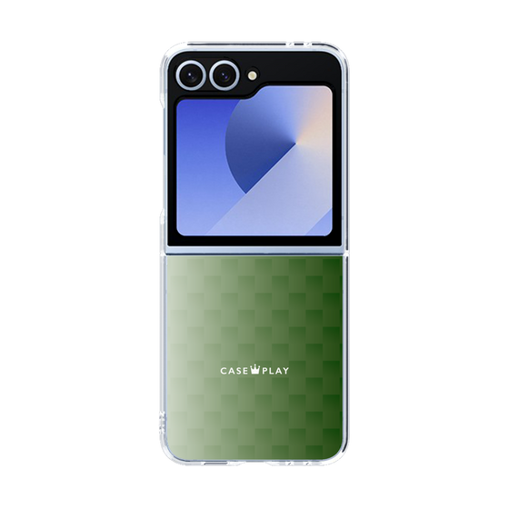 クリアケース［ CASEPLAY Check - Green ］