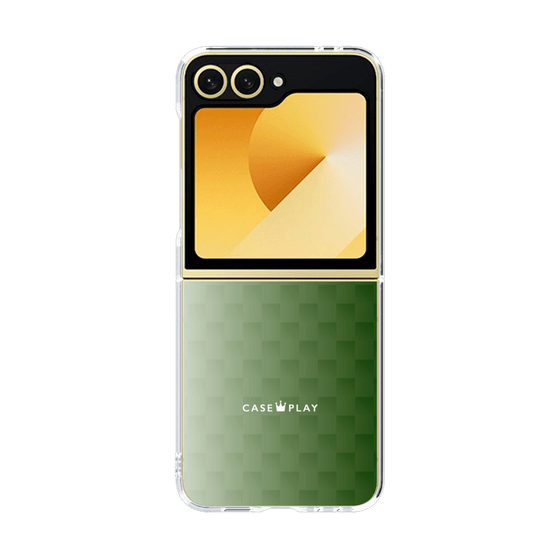 クリアケース［ CASEPLAY Check - Green ］