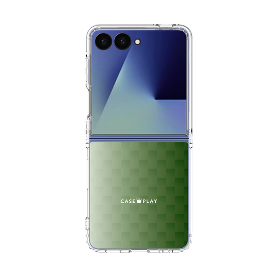 クリアケース［ CASEPLAY Check - Green ］