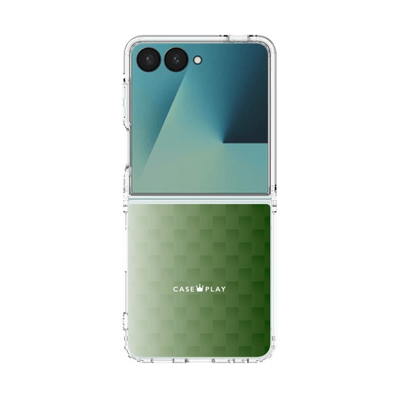 クリアケース［ CASEPLAY Check - Green ］