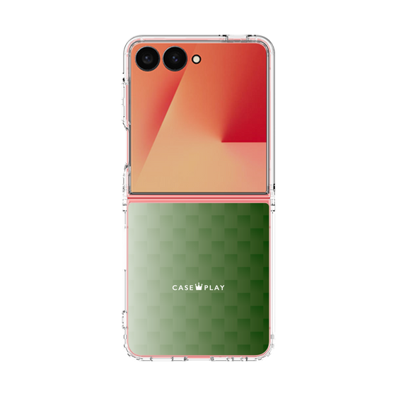 クリアケース［ CASEPLAY Check - Green ］