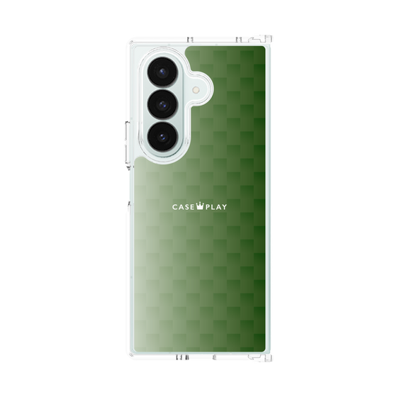 クリアケース［ CASEPLAY Check - Green ］