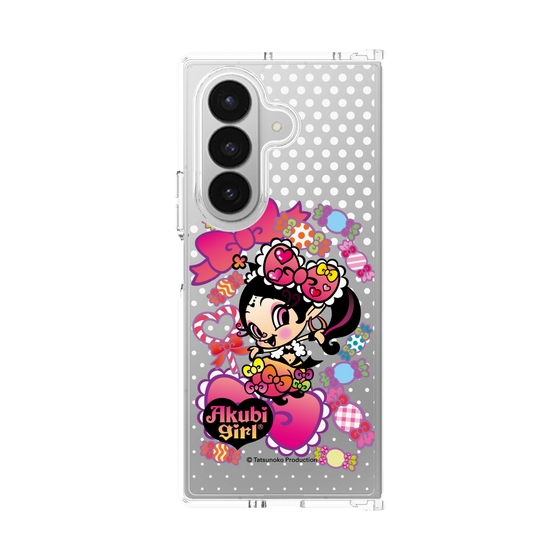 クリアケース［ アクビガール - キャンディーリボン ］