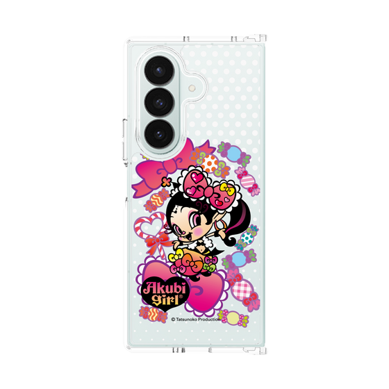 クリアケース［ アクビガール - キャンディーリボン ］