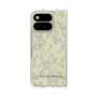 クリアケース［ LAGUNAMOON - ボタニカルジャガード - White×Beige ］