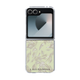 クリアケース［ LAGUNAMOON - ボタニカルジャガード - White×Beige ］