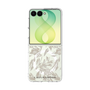 クリアケース［ LAGUNAMOON - ボタニカルジャガード - Clear×Beige ］