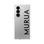 クリアケース［ MURUA - ロゴ - Black ］
