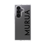 クリアケース［ MURUA - ロゴ - Black ］