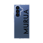 クリアケース［ MURUA - ロゴ - Black ］