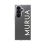 クリアケース［ MURUA - ロゴ - White ］