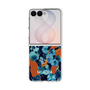 クリアケース［ MURUA - アートプリント - Navy × Orange ］