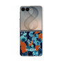 クリアケース［ MURUA - アートプリント - Navy × Orange ］