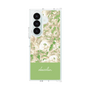 クリアケース［ dazzlin - ペイントフラワー - Green ］