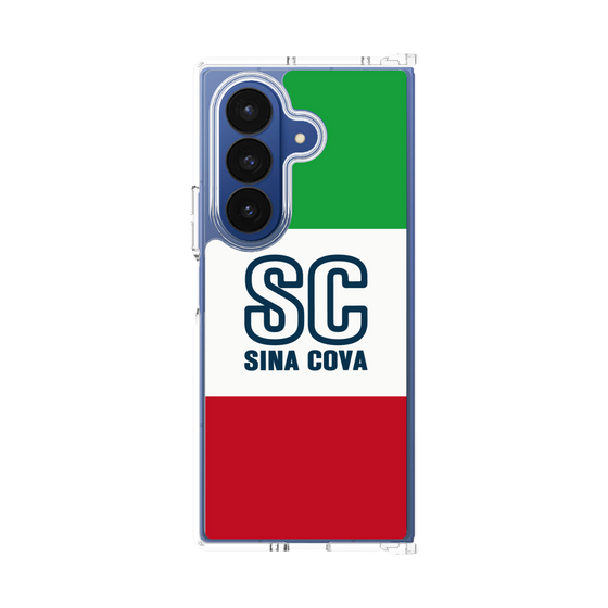 クリアケース［ SINA COVA - トリコロールカラー ］