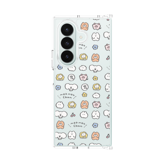 クリアケース［ もくもくちゃん - 可愛いスタンプ ］