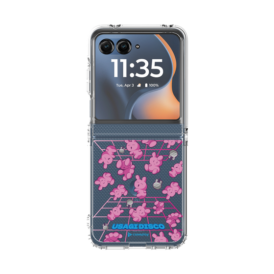 クリアケース［ オリジナル - うさぎディスコ ］