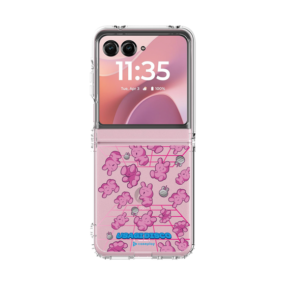 クリアケース［ オリジナル - うさぎディスコ ］