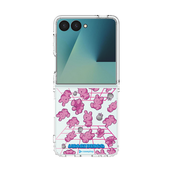 クリアケース［ オリジナル - うさぎディスコ ］