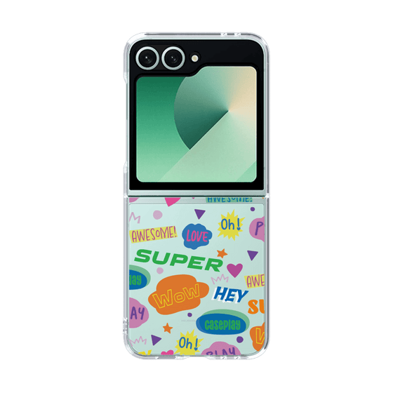 クリアケース［ オリジナル - カラフルモジ ］