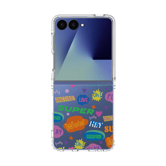 クリアケース［ オリジナル - カラフルモジ ］