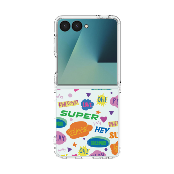 クリアケース［ オリジナル - カラフルモジ ］