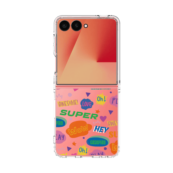 クリアケース［ オリジナル - カラフルモジ ］