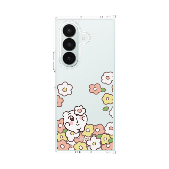 クリアケース［ ちみたん - お花畑 - クリア ］