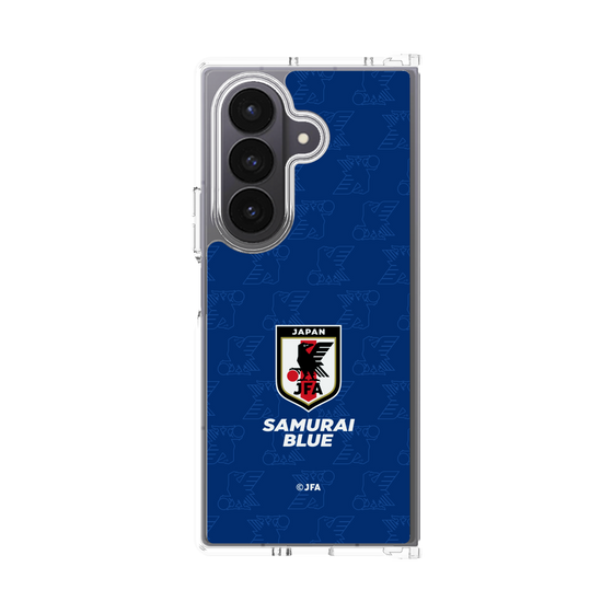 クリアケース［ SAMURAI BLUE - エンブレム - パターン ］