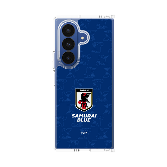 クリアケース［ SAMURAI BLUE - エンブレム - パターン ］