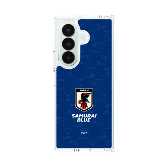 クリアケース［ SAMURAI BLUE - エンブレム - パターン ］