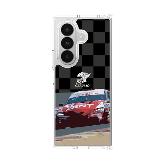 クリアケース［ CERUMO - ZENT CERUMO GR Supra running - Checkered ］