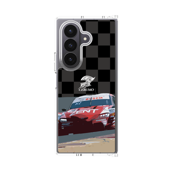クリアケース［ CERUMO - ZENT CERUMO GR Supra running - Checkered ］