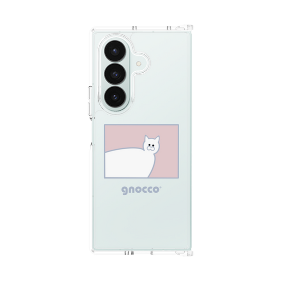 クリアケース［ gnocco - スクエア - ピンク ］