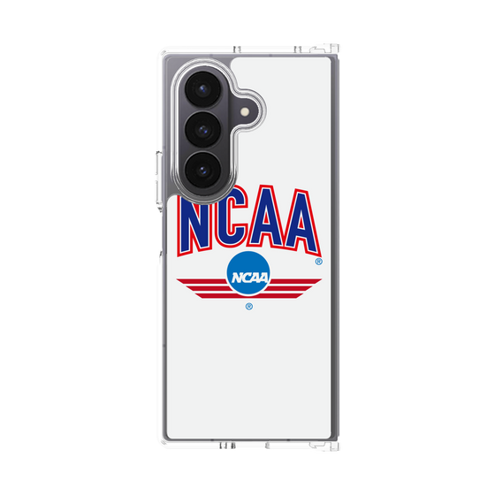 クリアケース［ NCAA - ロゴ - white ］