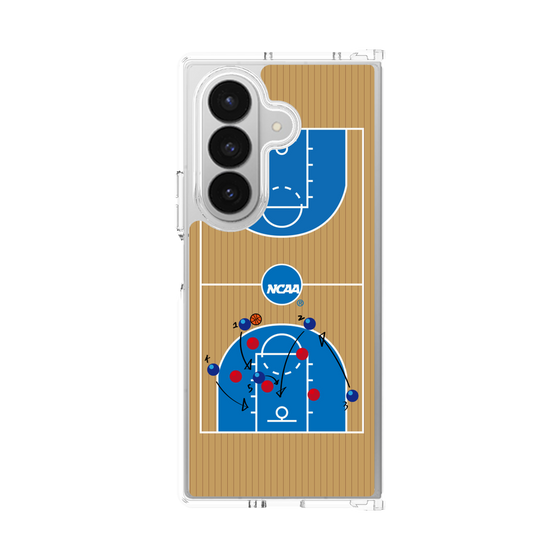 クリアケース［ NCAA - バスケットボールコート - brown ］