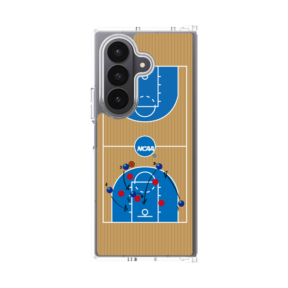 クリアケース［ NCAA - バスケットボールコート - brown ］