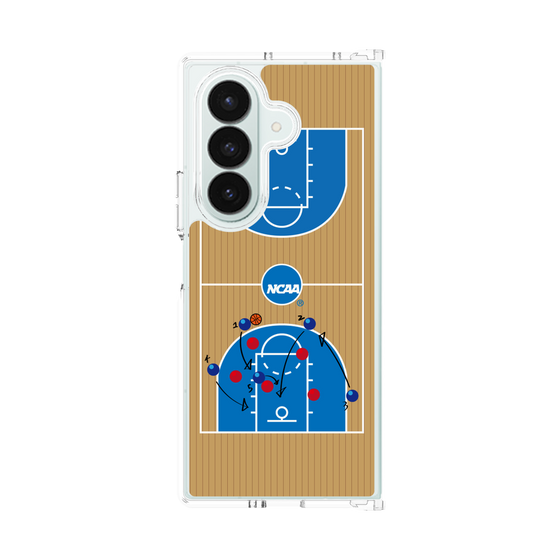 クリアケース［ NCAA - バスケットボールコート - brown ］