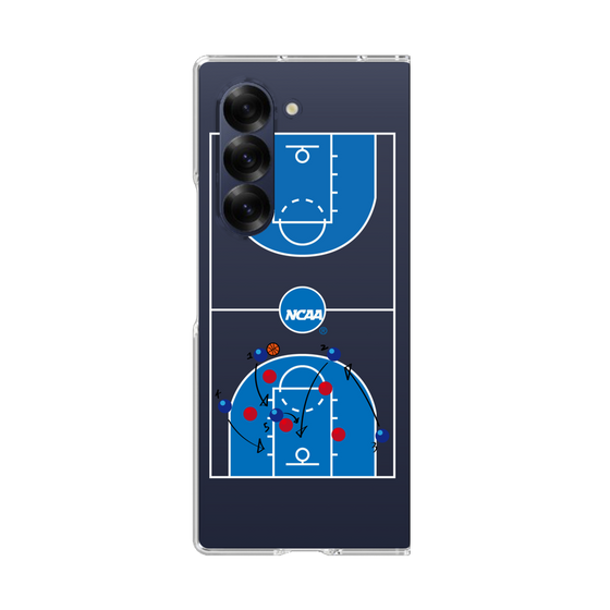 クリアケース［ NCAA - バスケットボールコート - clear ］