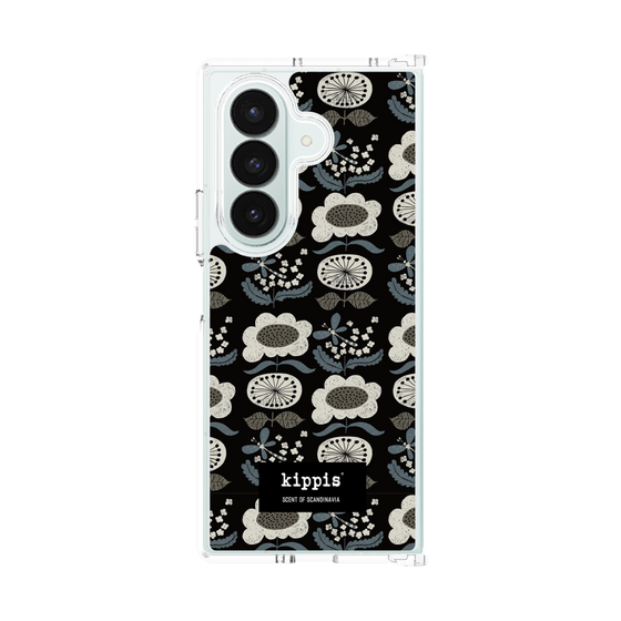クリアケース［ kippis® - Kumpula クンプラの街 - ブラック ］