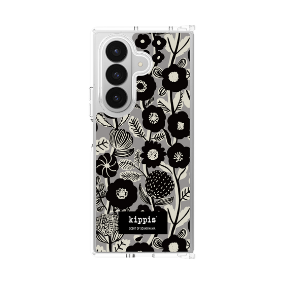 クリアケース［ kippis® - Ihmekasvi 不思議な植物 - グレー ］