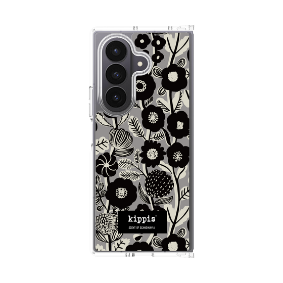 クリアケース［ kippis® - Ihmekasvi 不思議な植物 - グレー ］