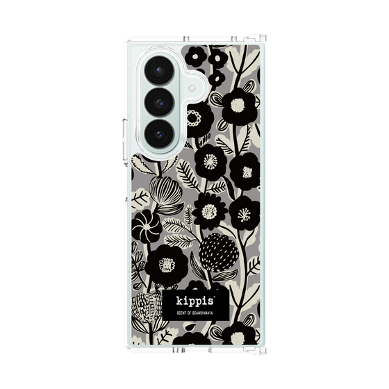 クリアケース［ kippis® - Ihmekasvi 不思議な植物 - グレー ］