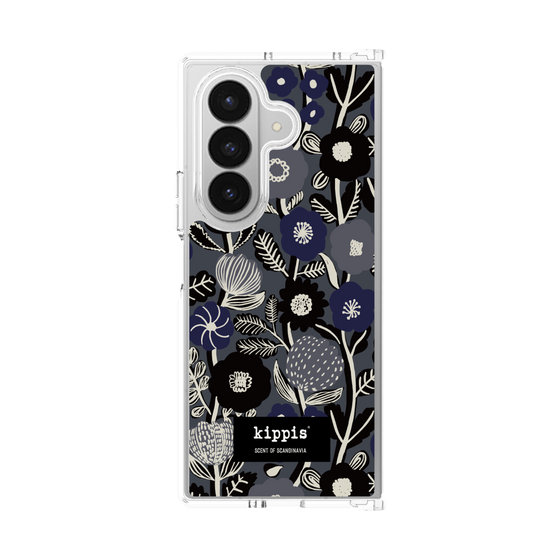 クリアケース［ kippis® - Ihmekasvi 不思議な植物 - ネイビー ］