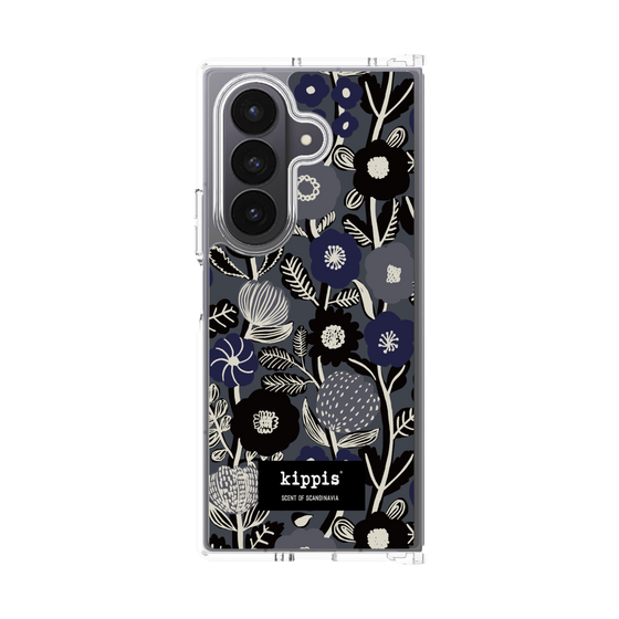 クリアケース［ kippis® - Ihmekasvi 不思議な植物 - ネイビー ］