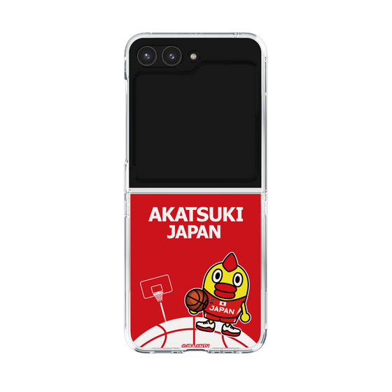 クリアケース［ そらジロー×AKATSUKI JAPAN - ティップオフ - ワードマーク ］